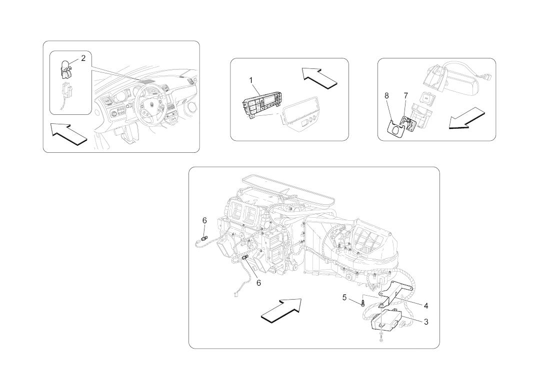 072 A/c Unit: Electronic Control : MaseratiSpares, Maserati onderdelen ...